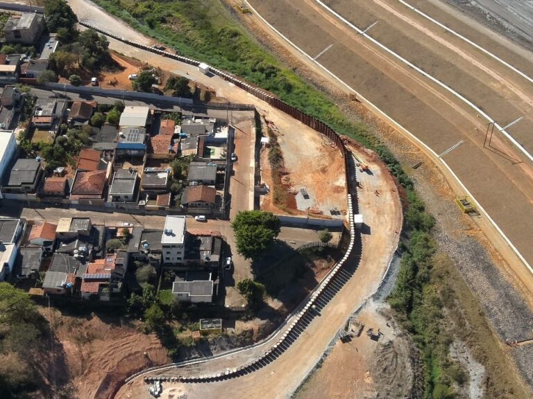 Vale intensifica segurança em Itabira com conclusão da ECJ 2 e início das obras de reforço no dique Minervino
