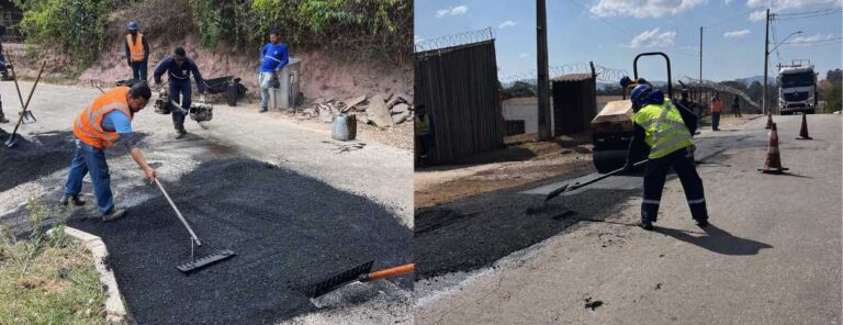 Operação tapa-buraco é realizada em mais de 30 bairros