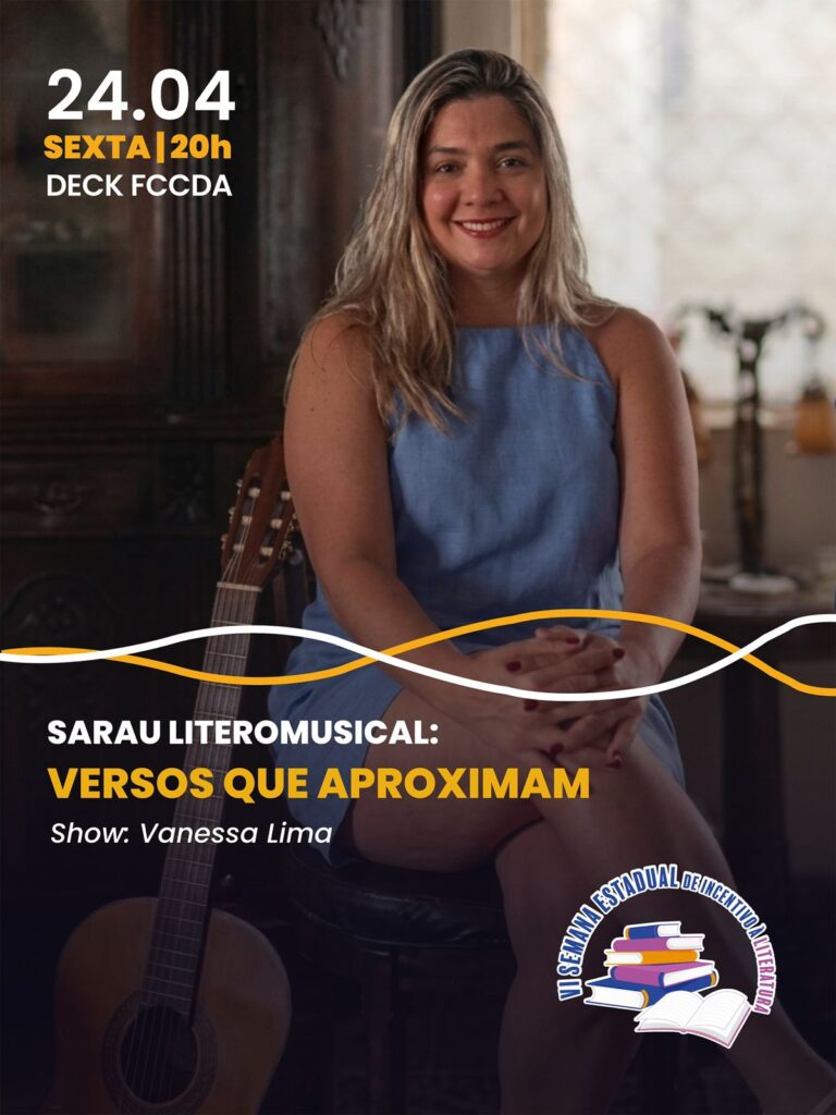 FCCDA recebe o Sarau Literomusical: Versos que Aproximam